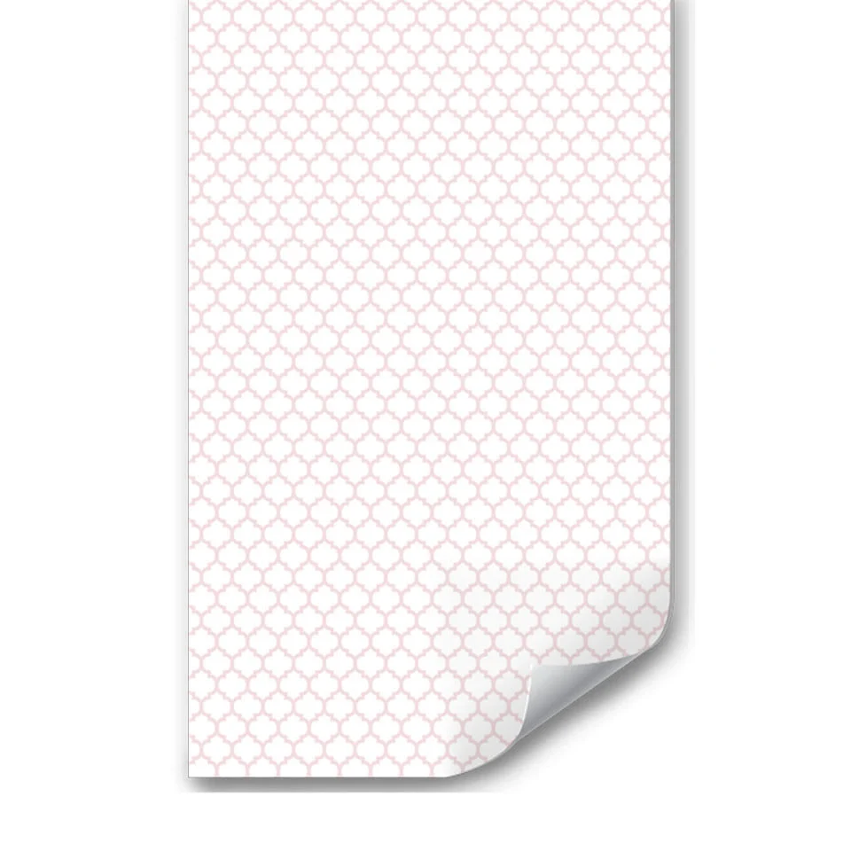 Papel de Parede Infantil Mini Arabesco Invertido Rosa Claro - Image 4