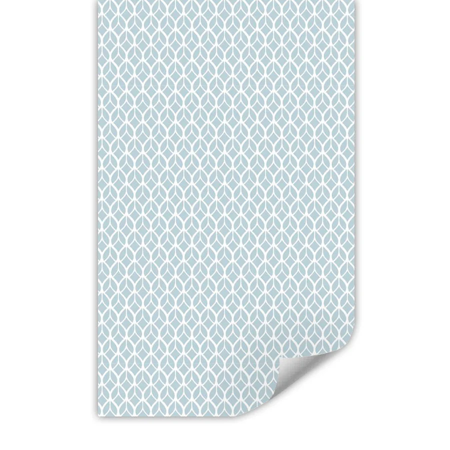 Papel de Parede Infantil Folhas Azul Claro - Image 4