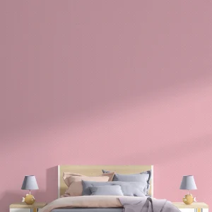 Papel de Parede Infantil Mini Poá Fundo Rosa Clássico