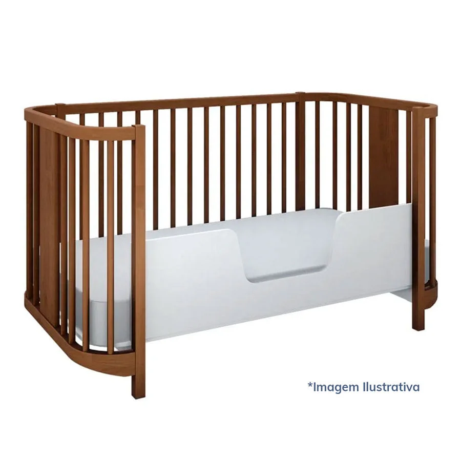 Meia Grade de Transformação para Mini Cama Raika - Branco - Image 3