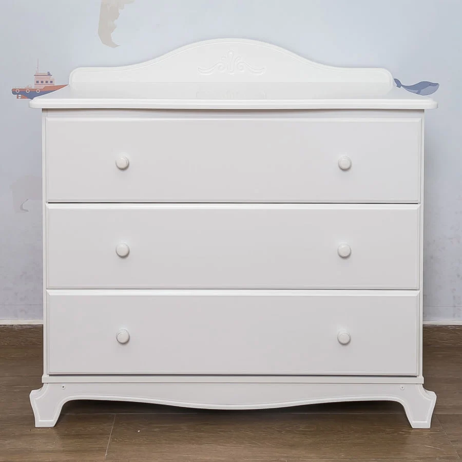 Cômoda Nóbile Branco 3 Gavetas