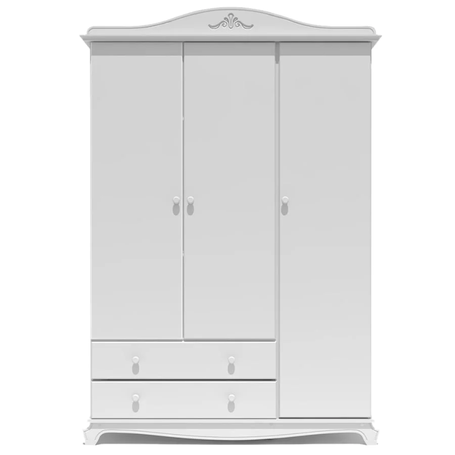 GUARDA ROUPA NOBILE 3 PORTAS FECHADA - BRANCO - Image 3