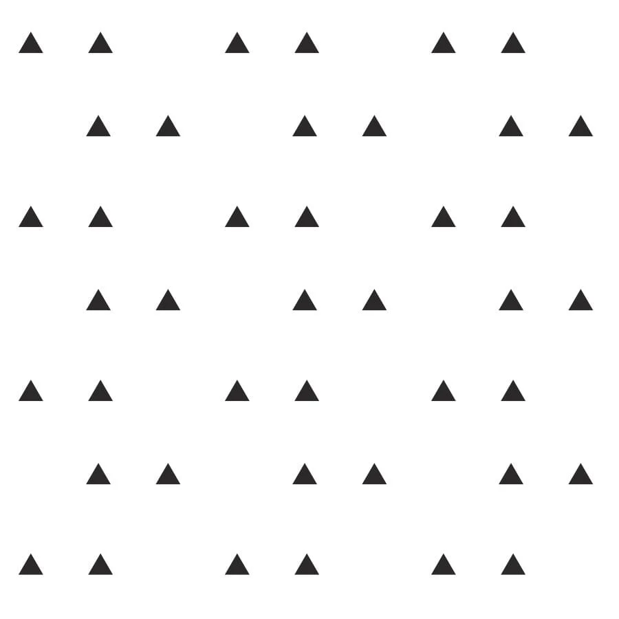 Papel de Parede Infantil Triângulo Grande Preto - Image 4