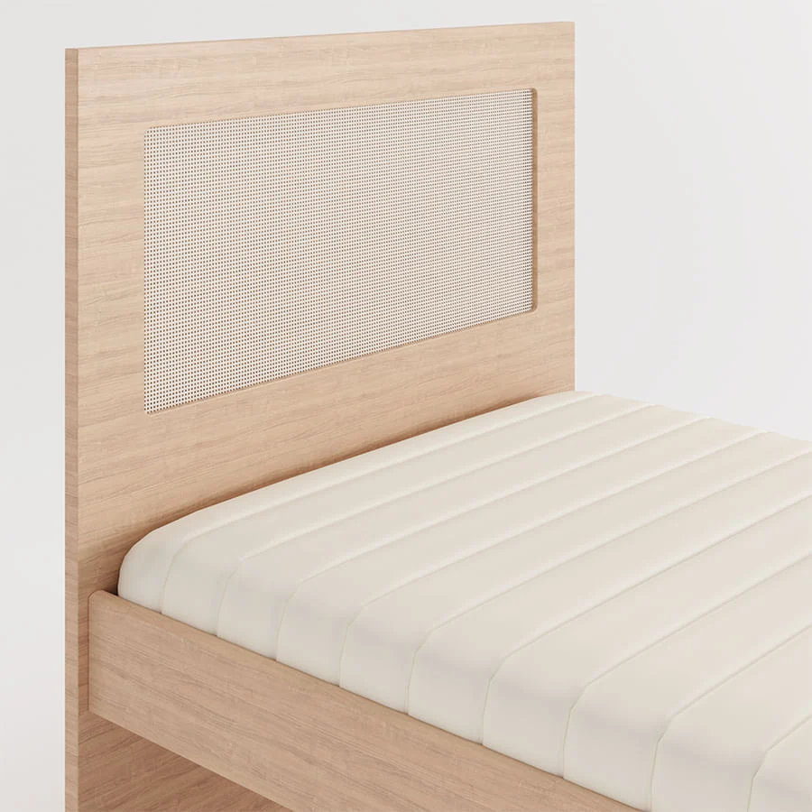 Cama Solteiro Haus Nature Com Palha - Carvalho - Image 4
