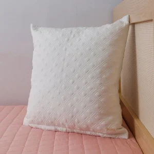 Capa de Almofada Losango Bege 50cm x 50cm