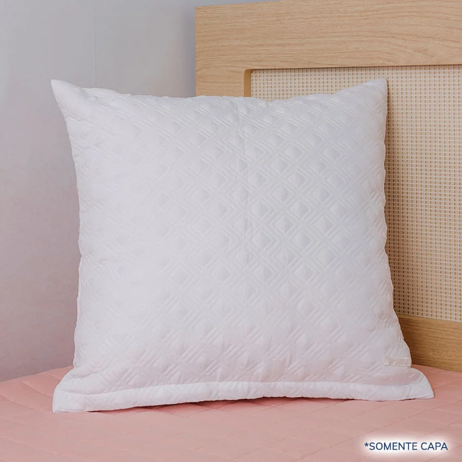 Capa de Almofada Losango Branco 50cm x 50cm - Image 3