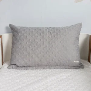 Capa de Almofada Losango Cinza 60cm x 40cm