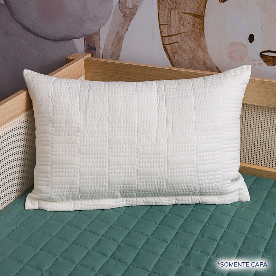 Capa de Almofada Retangulo Branco 60cm x 40cm - Image 3