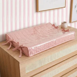 Trocador Quadradinho Rosa Chá