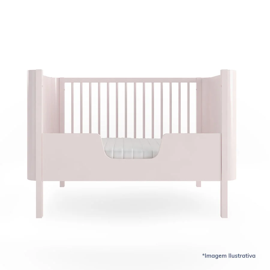 Meia Grade de Transformação Para Mini Cama Nord - Rosa - Image 6