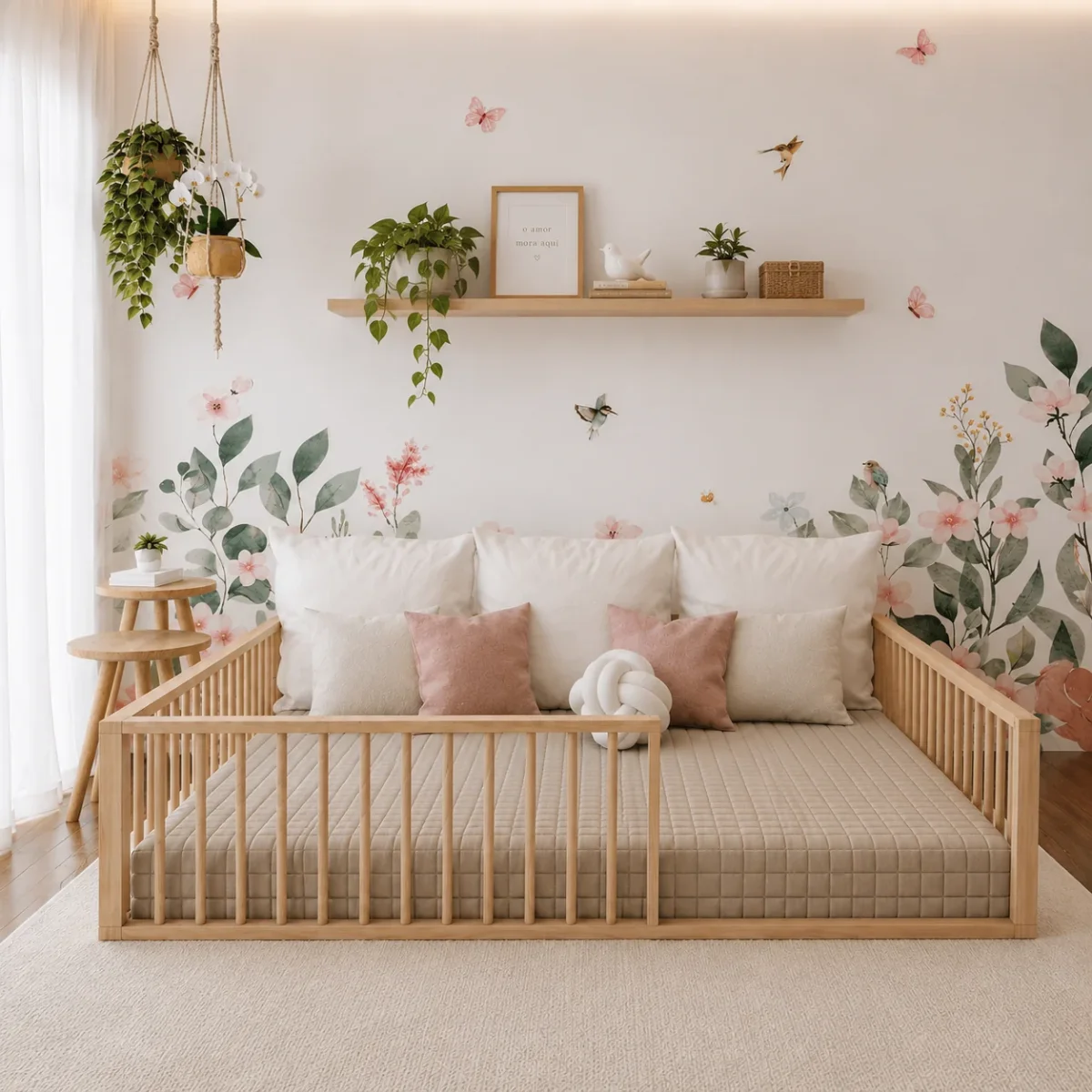 Cama Montessoriana Casal Fazenda - Carvalho - Image 7