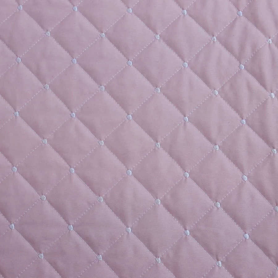 Capa de Almofada Quadradinho Poá 50cm x 50cm - Rosa Nuvem - Image 4