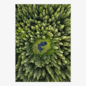 Quadro Floresta de Pinheiros - Vertical