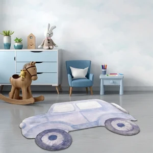 Tapete Infantil Carrinho Azul Playmat