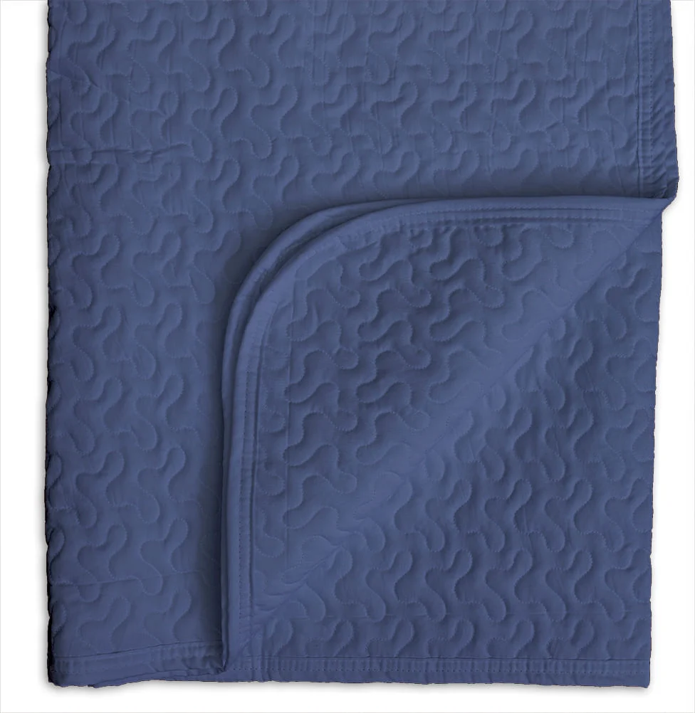Colcha Para Berço Infinity - Azul Jeans - Image 5