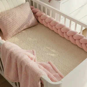 Colcha Com Elástico Para Berço Infinity - Bege