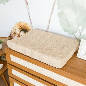 Trocador Tricot Dalia - Bege Geada
