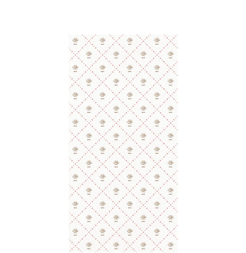Papel de Parede Algodão com Losango - Bege - Image 4