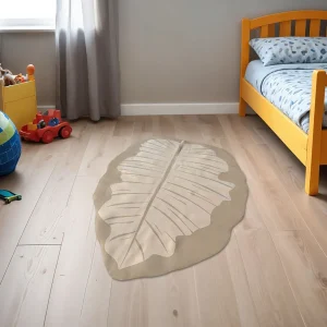 Tapete Infantil Folha Bege Playmat