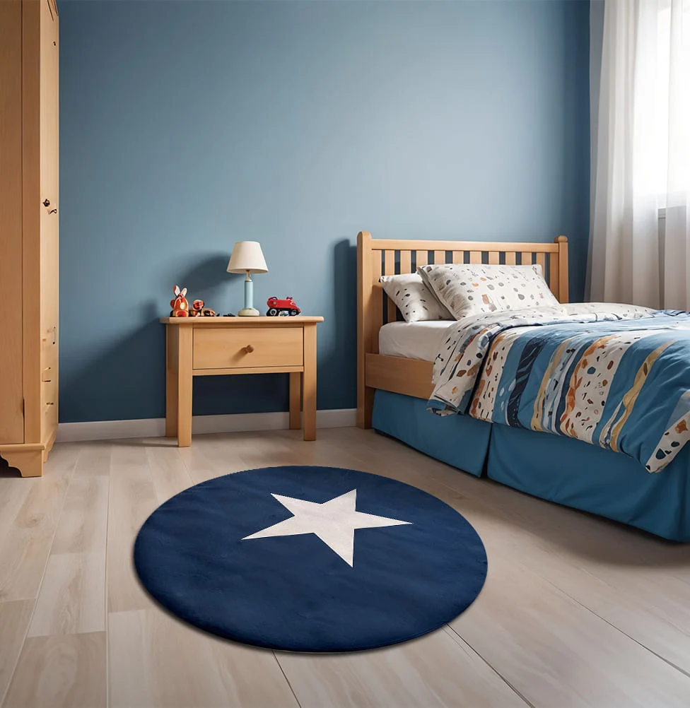 Tapete Infantil Estrela Redondo Playmat - 1,30m