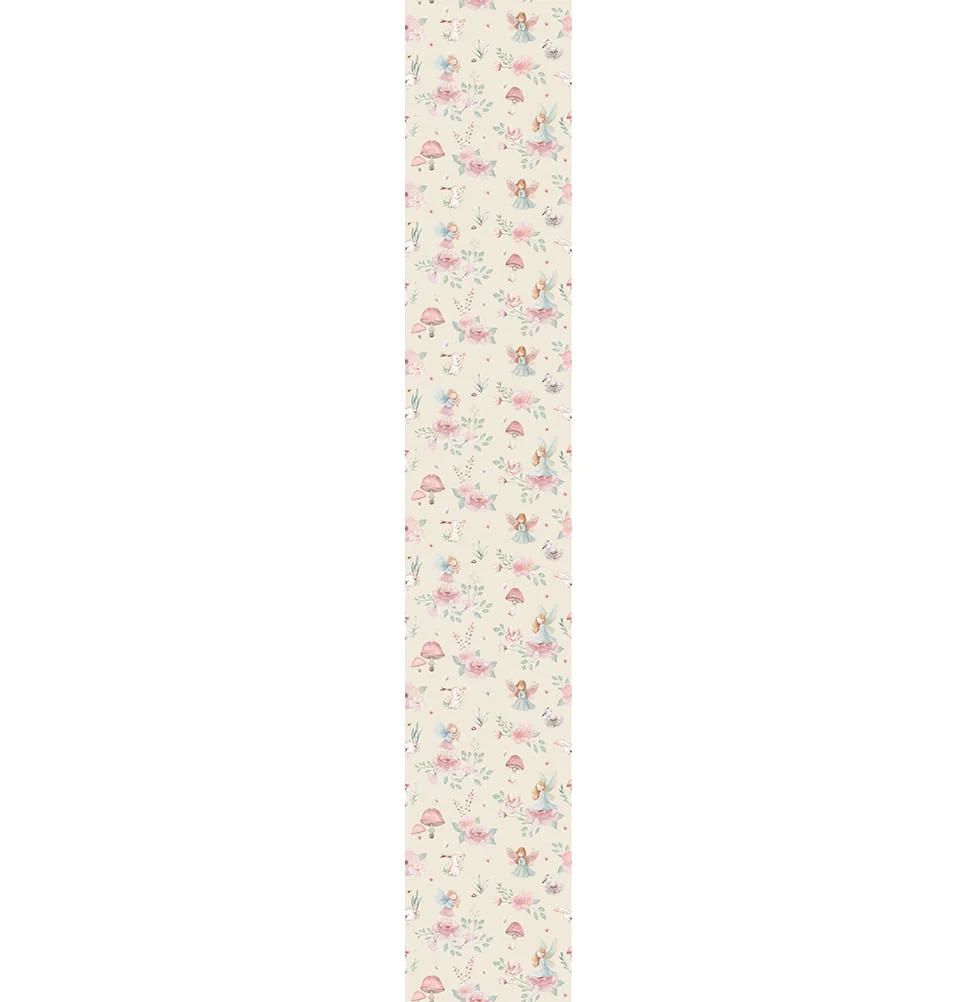 Papel de Parede Fadas e Cogumelos Bege - Image 4