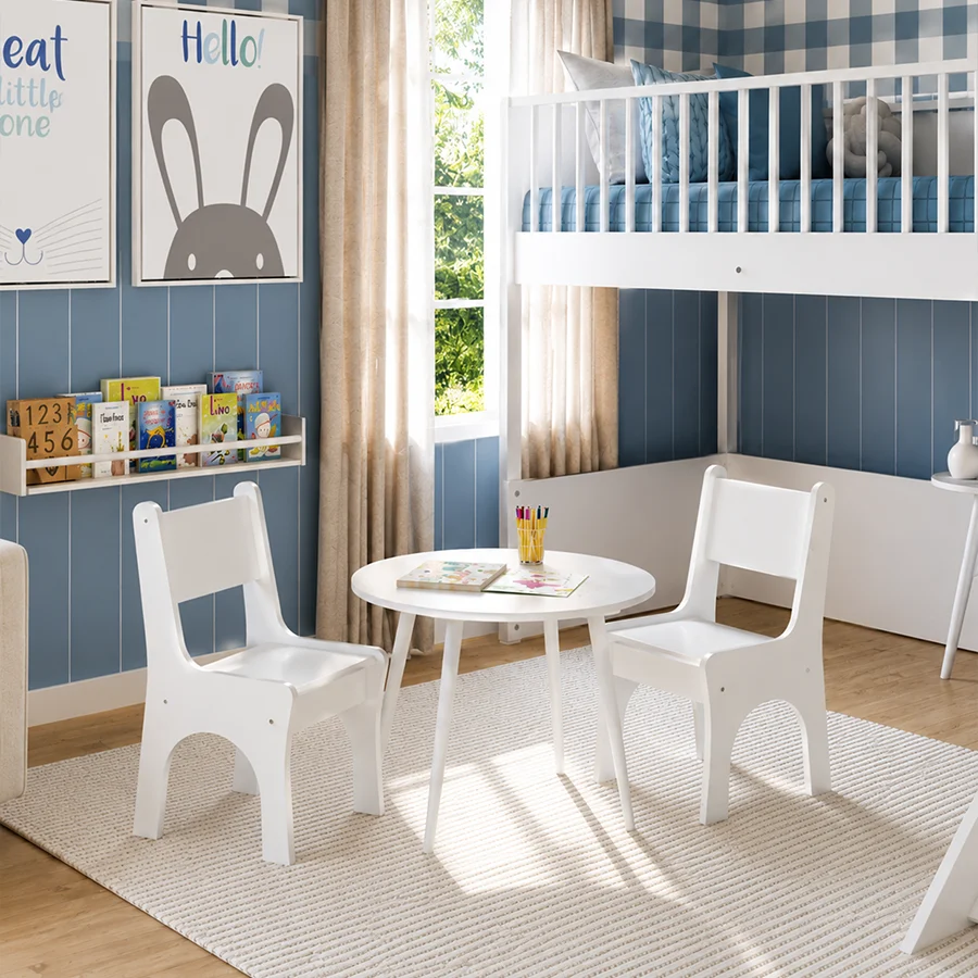Mesa Infantil Viena Redonda - Branco - Image 3