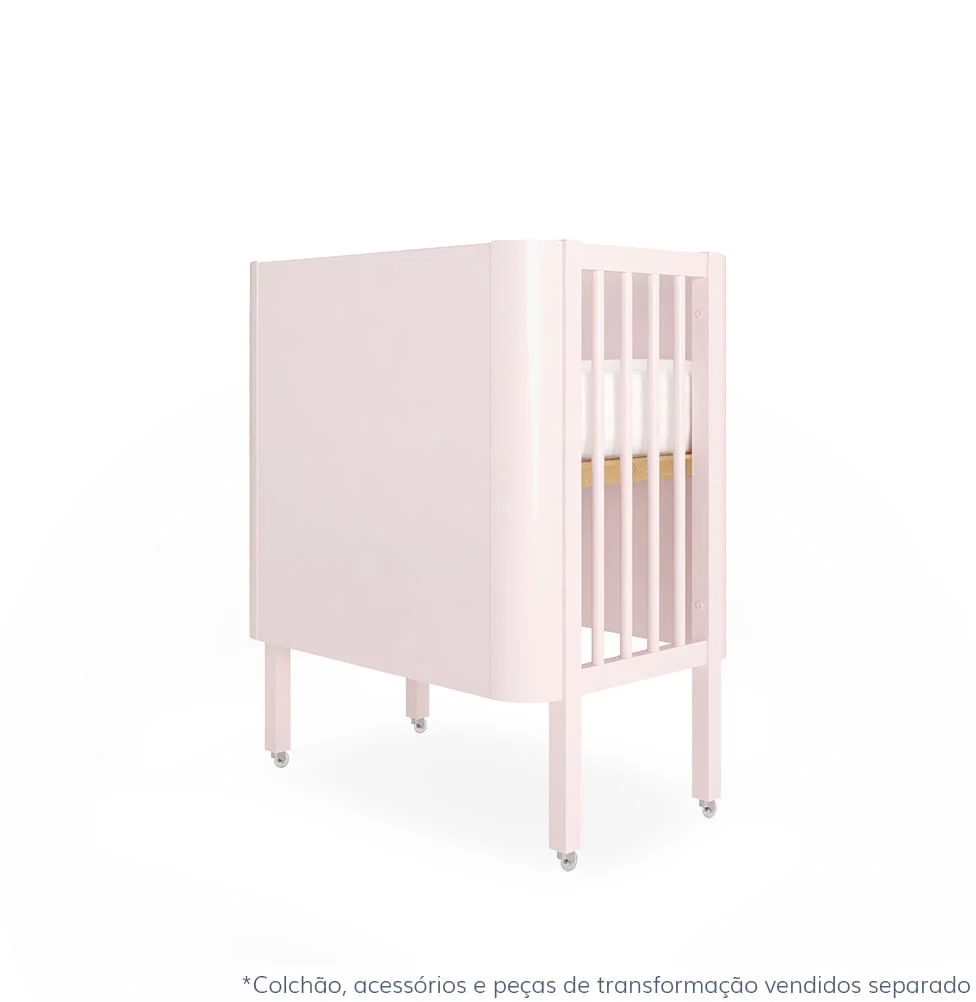 Kit de Transformação Para Mini Berço Nord - Rosa Claro - Image 6