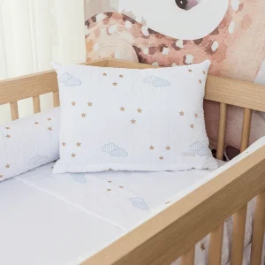 Almofada Bordada Nuvem 40x30cm - Branco