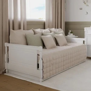 Cama Solteiro Monet - Branco