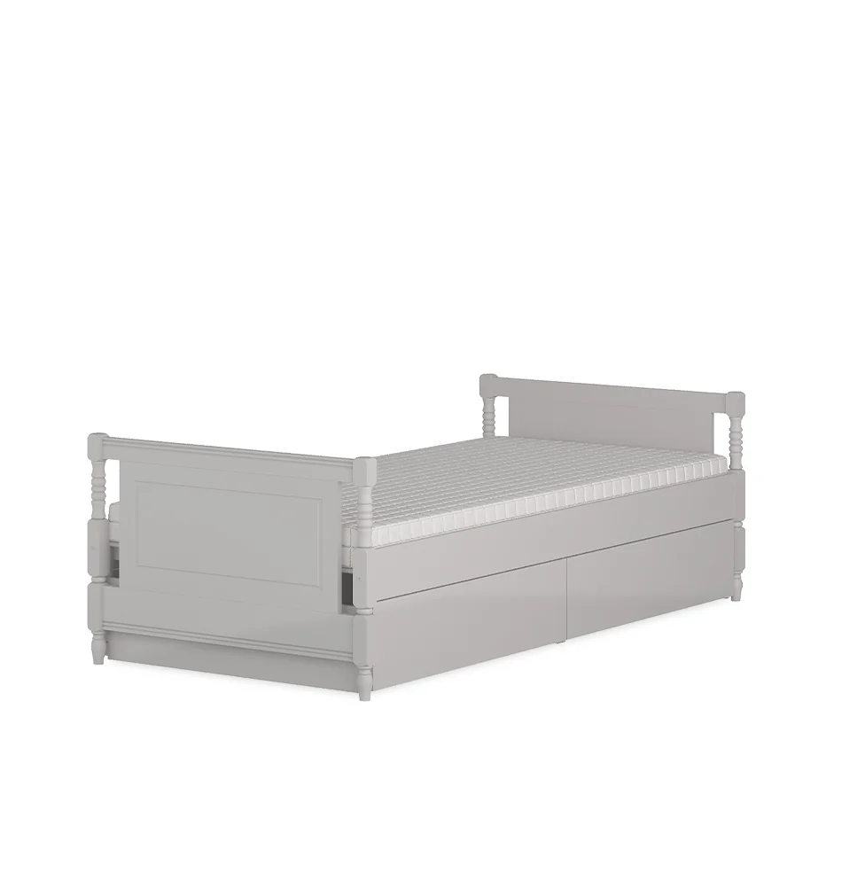 Cama Solteiro Monet - Greige - Image 9