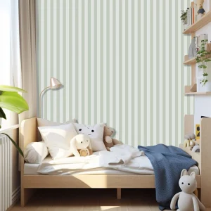 Papel de Parede Listra Grossa - Verde
