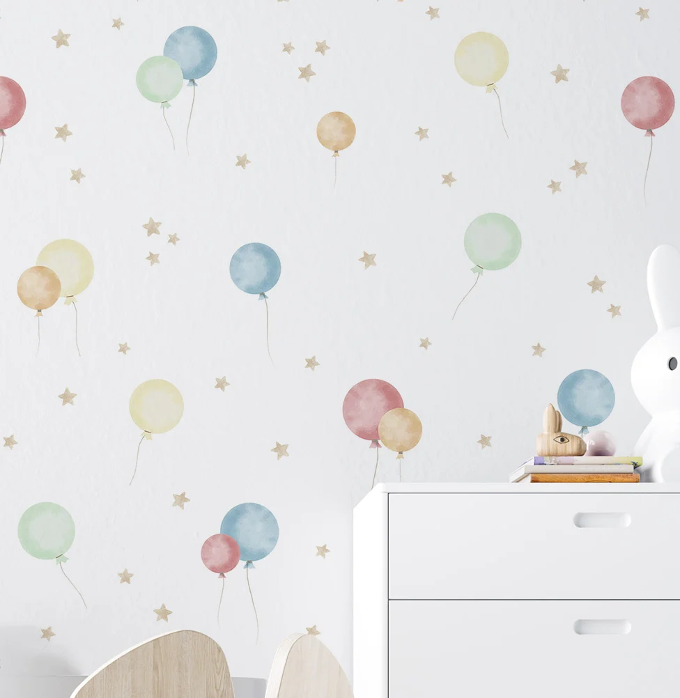 Papel de Parede Infantil Bexigas - Color - Image 3