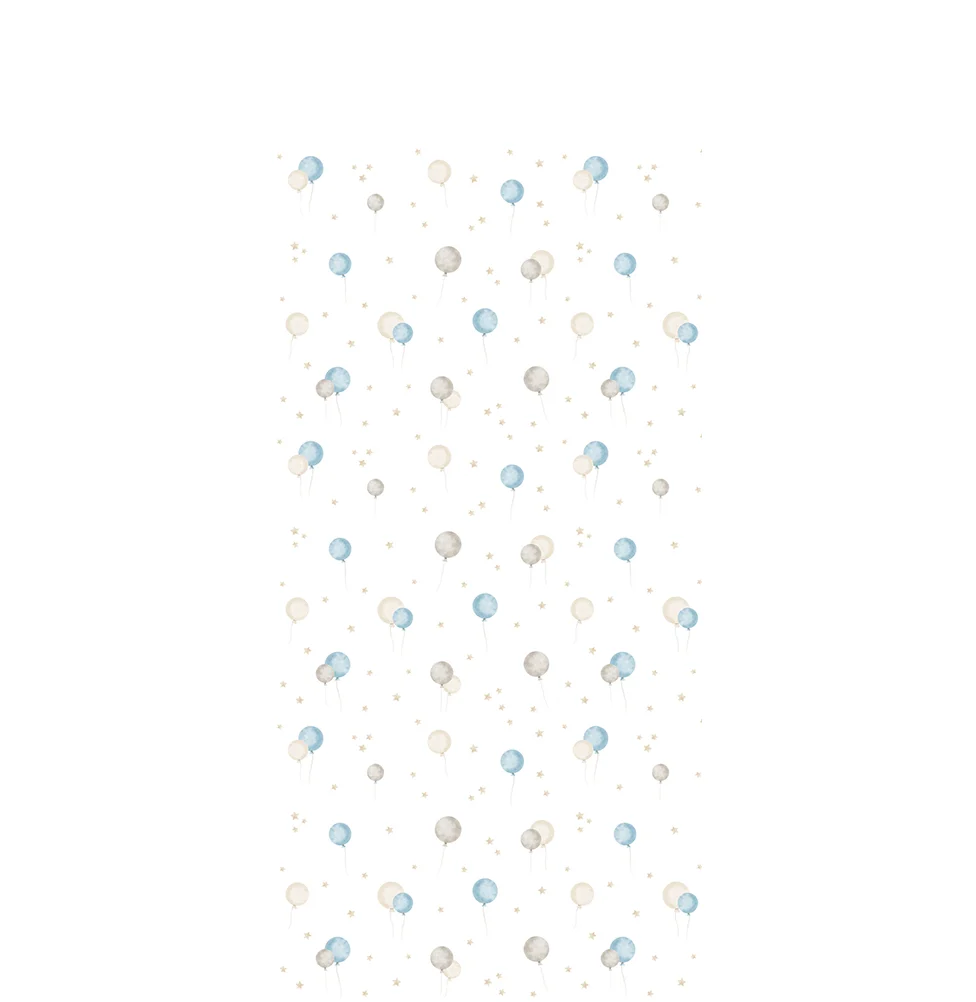 Papel de Parede Infantil Bexigas - Azul - Image 4