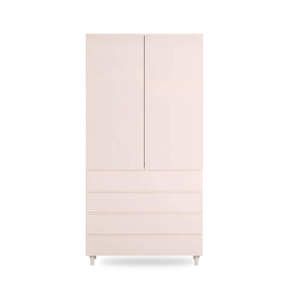 Guarda Roupa 2 em 1 Haus Nature Sem Palha - Rosa - Image 3