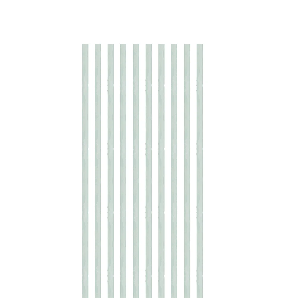 Papel de Parede Infantil Listra Média Aquarela Verde Malva - Image 4