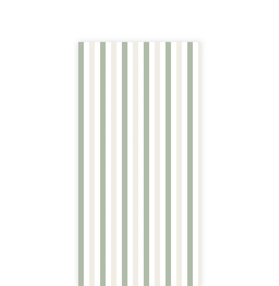 PAPEL DE PAREDE INFANTIL LISTRA BENTO VERDE E BEGE - Image 4