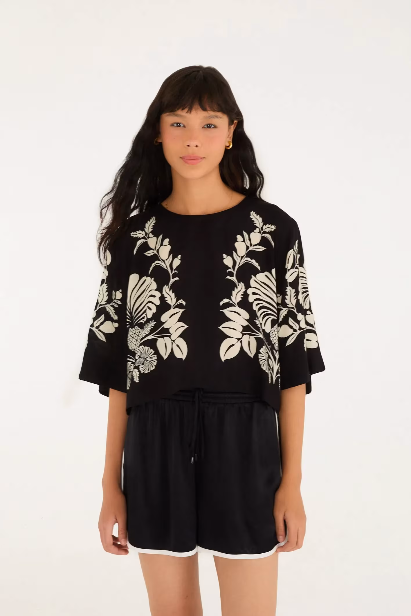 T-Shirt Cropped Estampada Sintra
