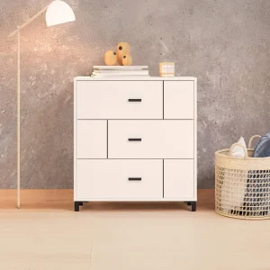 Cómoda ALERIA com 3 gavetas