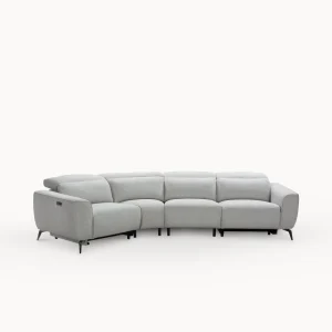 Sofá de canto VULCAN relax elétrico