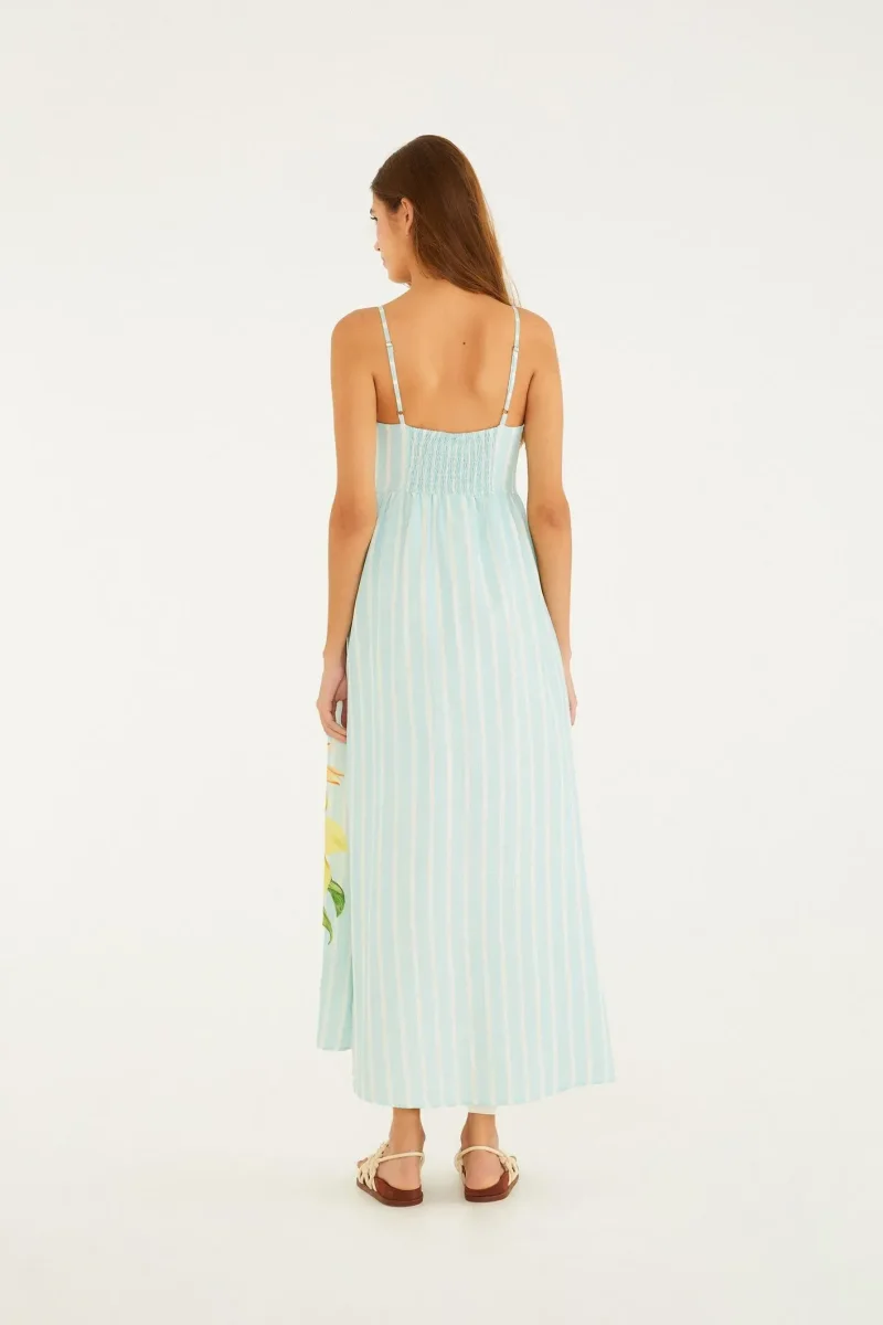 Vestido Midi Listra Alexia Azul - Image 3