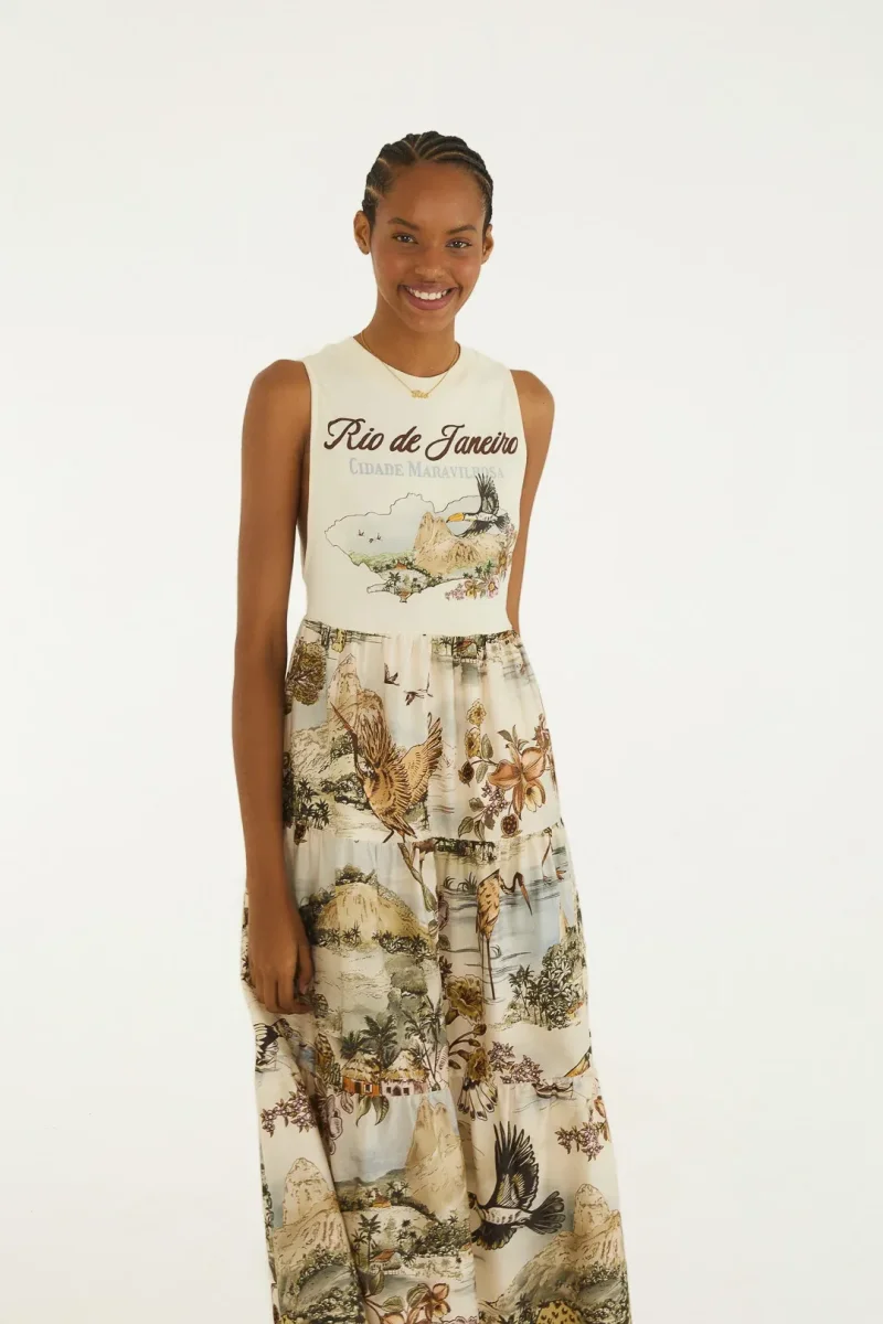 Vestido Longo Mapa Rio - Image 2