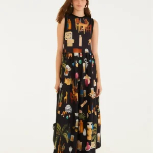 Vestido Cropped Estampado Boteco Carioca
