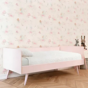 Cama Sofá Viena Rosa Claro