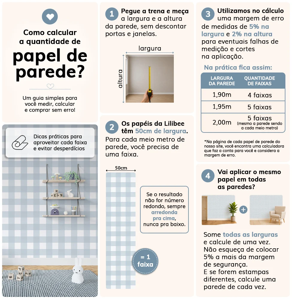 Papel de Parede Infantil Borboletas Flores do Campo - Image 5