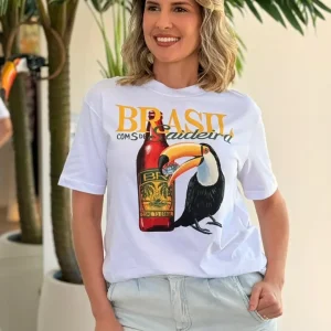 T-Shirt Média Brasil Saideira Farm