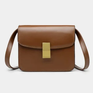 Bolsa de Ombro Crossbody em Couro