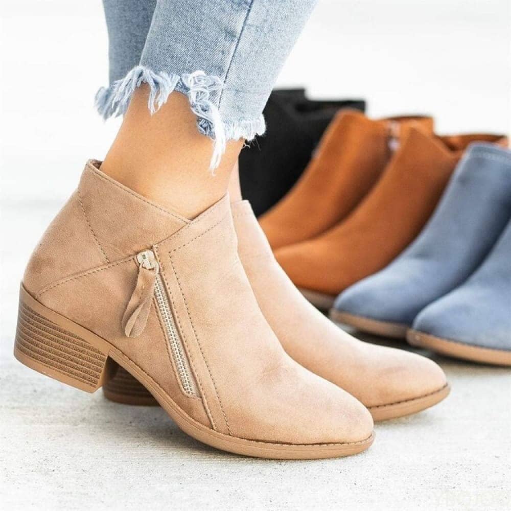 Bota Feminina de Couro Camurça Ortopédica - Image 6
