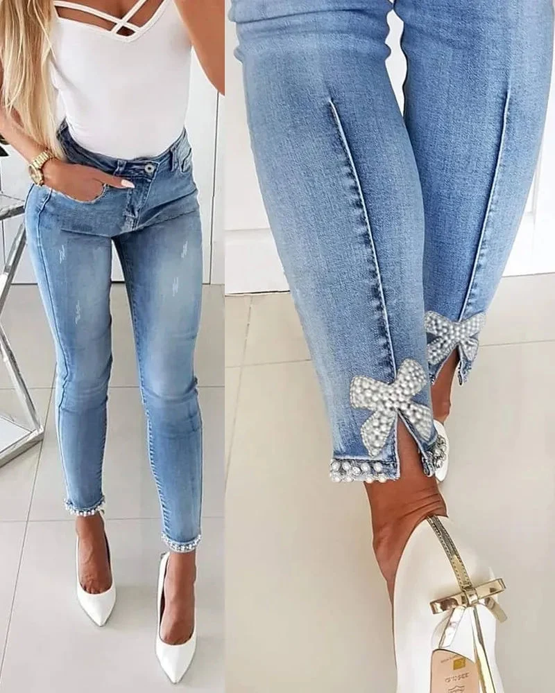 Calça Jeans Feminina Fashion Skinny - Image 6