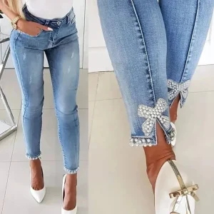 Calça Jeans Feminina Fashion Skinny