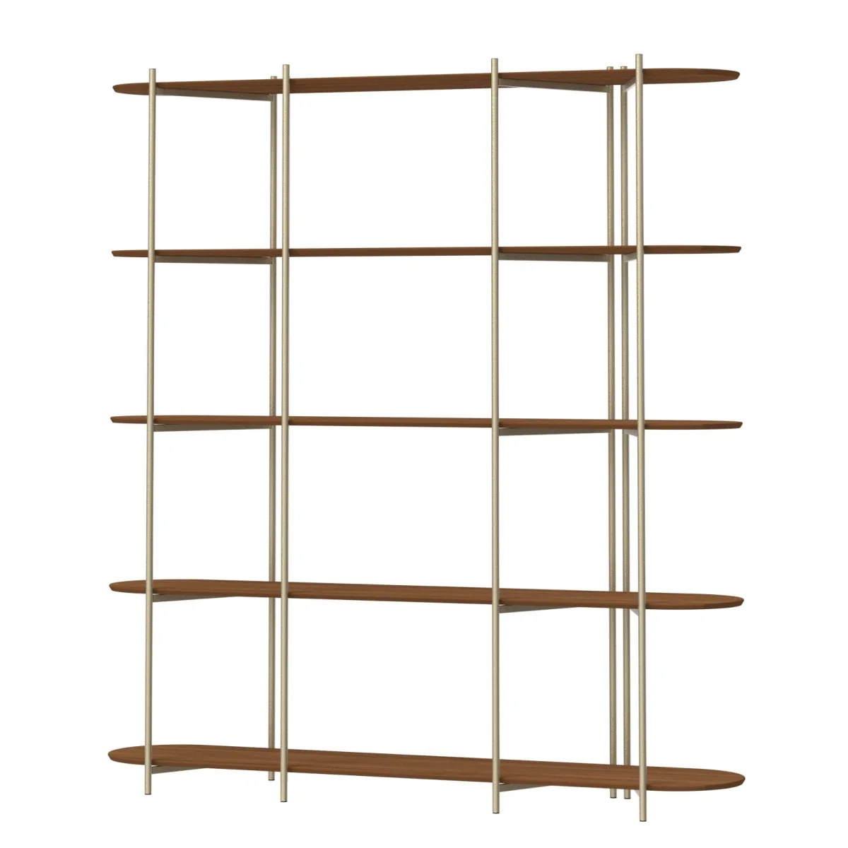 Estante 5 Prateleiras Aço com MDF Enya 180cm - Image 2